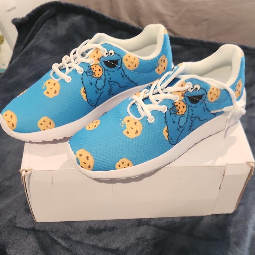 Blue Cookie Monster Sneakers